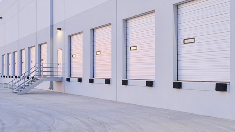 Self storage facility exterior