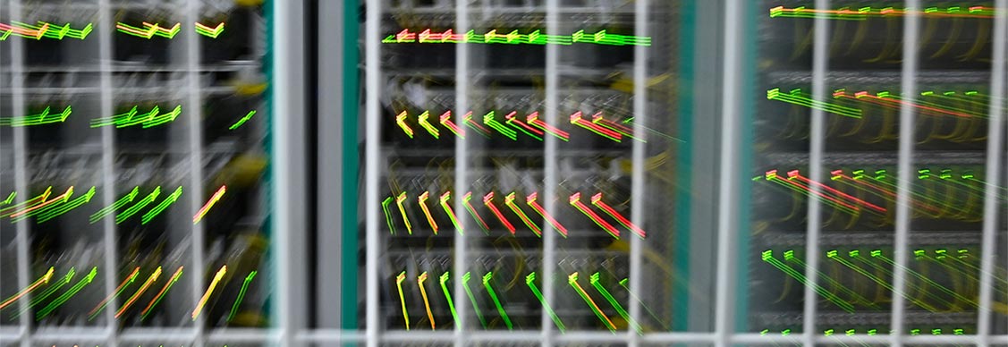 zooming effect of LEDs on network infrastructure at the datacenter